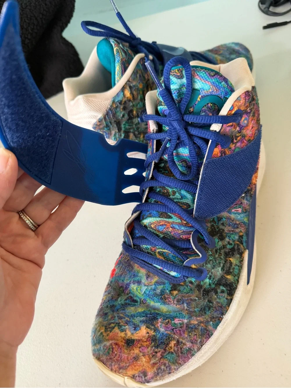 Nike KD 14 Basketball Shoes | Multi-Color Knit | Men's US 8.5 Kevin Durant
